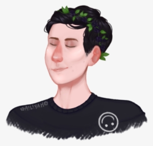 Phil Embracing The Quiff & Wearing A Flower Crown Is,,, - Phil Lester Quiff And Flower Crown #1277050