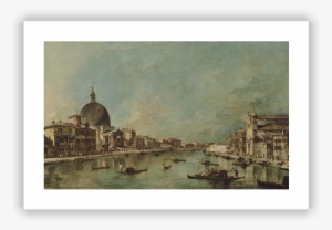 The Grand Canal With San Simeone Piccolo And Santa - Grand Canal With San Simeone Piccolo #1277199