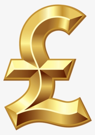 British Pound Sign Png Clip Art - Pound Sterling Gold Png #1277256
