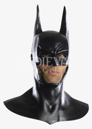 Arkham Deluxe Batman Latex Cowl - Batman Dark Knight Mask #1277305