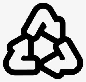 Arrows Recycling Triangle Outline Vector - Icon #1277715