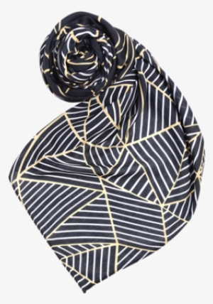 Triangle Outline - Printed Village Triangle Outline Scarf - Women's Scarves #1278101