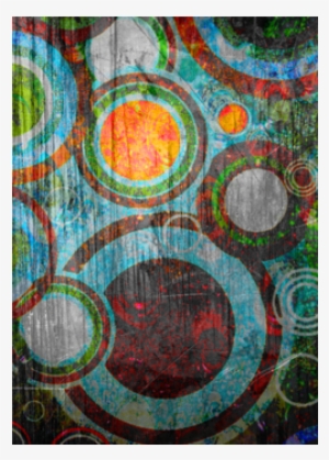 Grunge Retro Vintage Circles Pattern - Circle #1278103