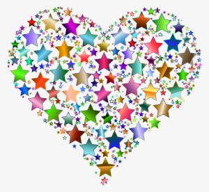This Free Icons Png Design Of Colorful Heart Stars #1278365
