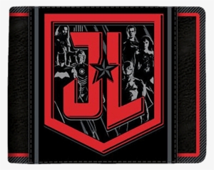 Justice League Logo Black Wallet - ステッカー C #1278434