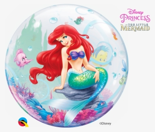 22″ Disney The Little Mermaid Bubble Balloon - Little Mermaid Bubble Balloon #1278987