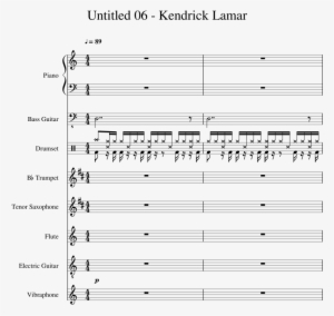 Kendrick Lamar Sheet Music 1 Of 38 Pages - Sheet Music #1279376