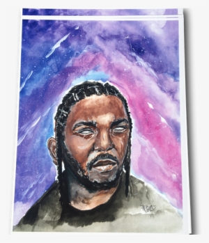 Kendrick Lamar Print - Watercolor Paint #1279422