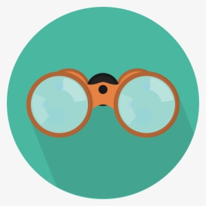 Open - Binoculars Png Cartoon #1280599