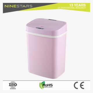 Ninestars 12l Plastic Pink Baby Use Sensor Trash Can #1280980 Ninestars 12l Plastic Pink Baby Use Sensor Trash Can #1280980