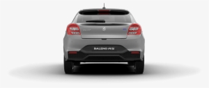 Baleno Rs Silver Car Back View - Baleno Rs Granite Grey #1281275