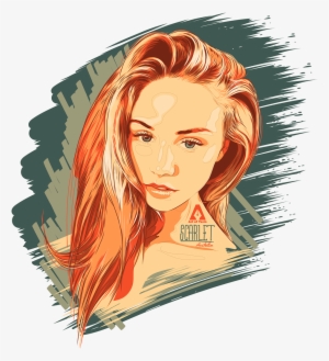 Clip Freeuse Library Portraits Part On Behance Natalie - Drawing #1281360