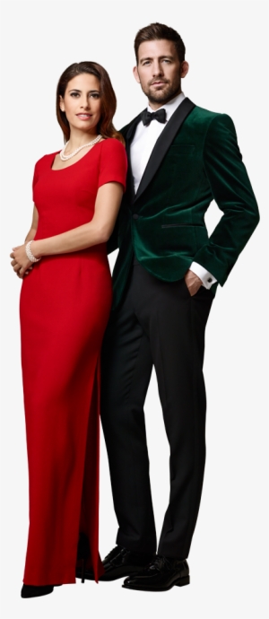 Dolzer Damen Herren Abendgarderobe Smoking Abendkleid - Tuxedo #1281420