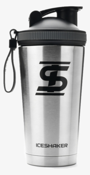 Ice Shaker 16oz Stainless Steel - Protein Shaker Bottle #1281633