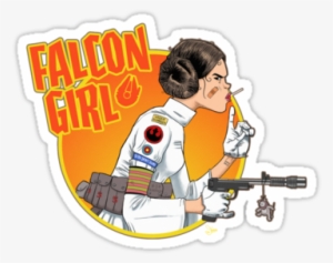 Sticker 'falcon Girl' By James Hance - Tank Girl Leia #1281671 Sticker 'falcon Girl' By James Hance - Tank Girl Leia #1281671