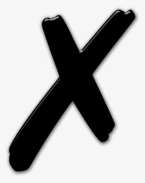 Rounded X - Black X Clipart #1281692 Rounded X - Black X Clipart #1281692