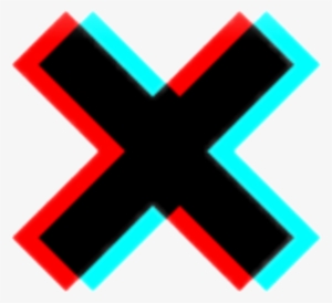 X Tumblr Tumblrgirl Black Red Blue Cool Awesome Neon - X Tumblr Png #1282129