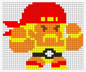 Hulk Hogan Perler Bead Pattern / Bead Sprite - Central City Brewing Co Ltd #1282191