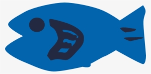 Cartoon Fish Clip Art - Blue Cartoon Fish #1282821
