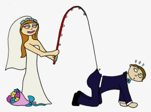Marriage Proposal Wedding Echtpaar Clip Art - Wedding Fishing Png #1282987