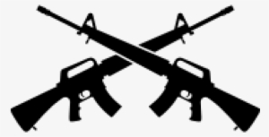 Crossed M16 Png - God Fearing,gun Toting,flag Waving,conservative,t #1283192