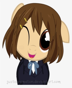 Justisanimation, Crossover, Hirasawa Yui, K-on, Safe, - K On In Mlp #1283407