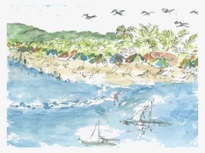 We Visited The Large Crocodile Reserve, Set Aside By - Painting #1283659