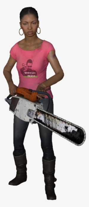 L4d2 Chainsaw - Left 4 Dead 2 Rochelle Png #1284766