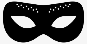 Carnival Mask Of Black Rounded Shape Svg Png Icon Free - Carnival Mask #1284889