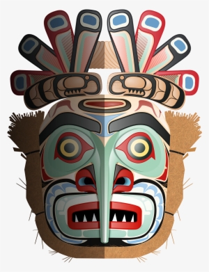 Masks Clipart Native American - Png Tribal Mask #1285257