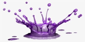 Postar Um Comentário - Splash Water Purple Png #1285495
