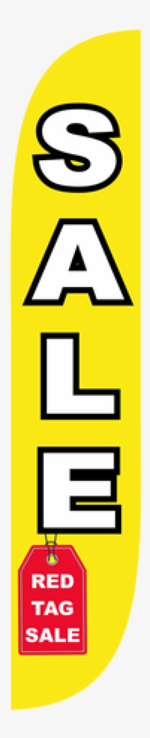 Red Tag Sale Feather Flag Yellow - Red Tag Sale Feather Flag #1285876