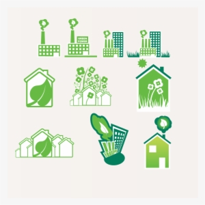 Vector Gradient, Vector Home Icon - Ecology #1286128