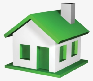 Free Icons Png - Icon House Green Png #1286386
