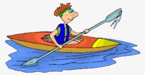 Kayaking Clipart Kayak Fishing Vector Library Download - Canoe Clipart #1286970