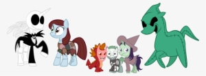 Alisonwonderland1951, Barrel, Dragon, Earth Pony, Jack - Nightmare Before Christmas My Little Pony #1287050