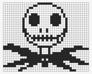 Jack Skellington Perler Bead Pattern / Bead Sprite - Pixel Art Jack Skeleton #1287180
