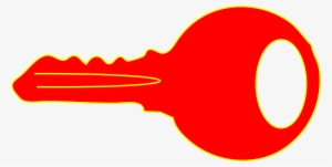 This Free Icons Png Design Of Simple Red Key #1287521
