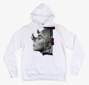 Horns White Hoodie - Sweatshirt #1287526