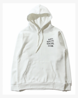 Anti Social Social Club Plain Hooded Sweater - Anti Social Social Club #1287883