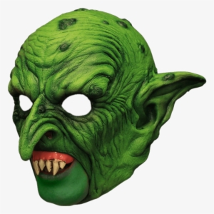 Download - Green Evil Goblin Chinless Head Mask With Chinstrap #1287927
