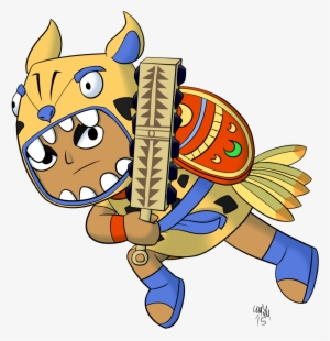 The Aztec Jaguar By Katonator On Deviantart - Zuma The Jaguar Warrior #1287991