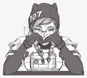 Dokkaebi Drawing Goblin - Rainbow Six Siege Dokkaebi Fanart #1288430