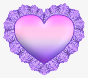 Lace White Heart Motif - Png White Lace Heart - Free Transparent PNG ...