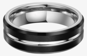 King Will Classic™ Black Ring One Line Grooved Center #1289132