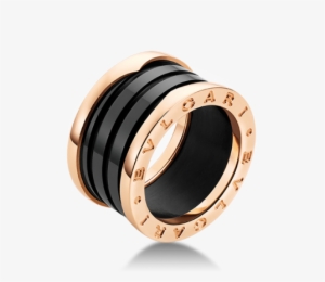 Zero1 Black Ceramic Ring, , Ring, Bvlgari, D'amore - Bvlgari Ring Gold Black #1289482