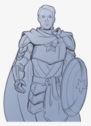The Avengers, Medieval Fantasy Au Steve Rogers As The - Steve Rogers Medieval #1290221
