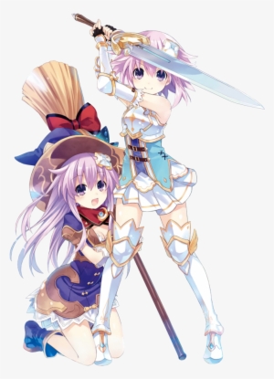 Neptune And Nepgear Render By Jessymoonn #1290597