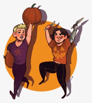 “ Happy Halloween Feat - Cartoon #1290698