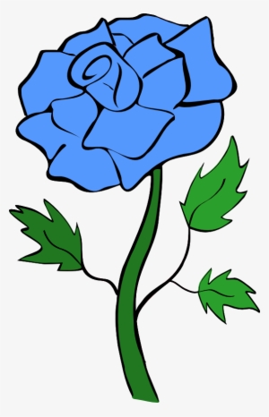Blue Rose Clip Art Noelle Nichols - Blue Rose Flower Clipart #1290910